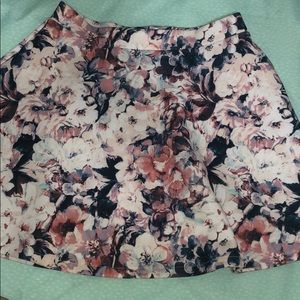 Bethany Mota Floral Skirt
